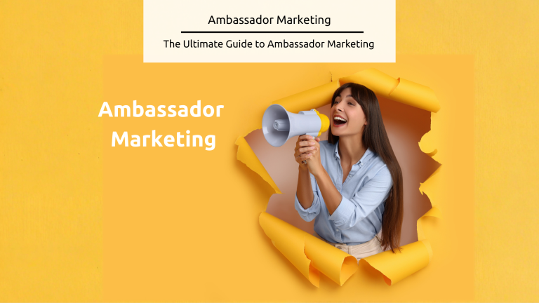 Stock feature image from Canva - Ambassador Marketing