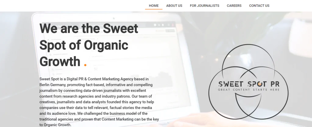 Sweet Spot Performance PR agency