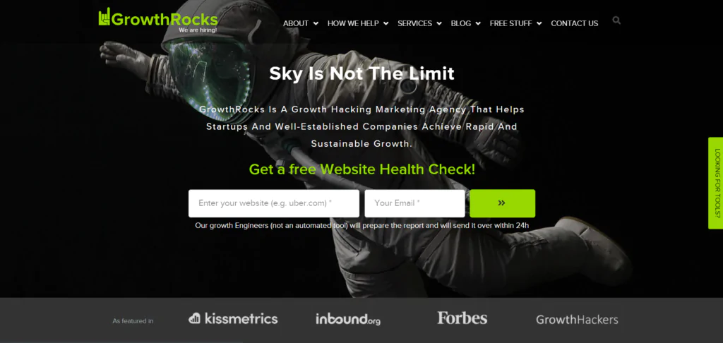 Growth Rocks homepage