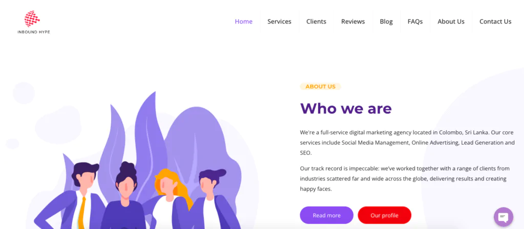 Inbound Hype homepage