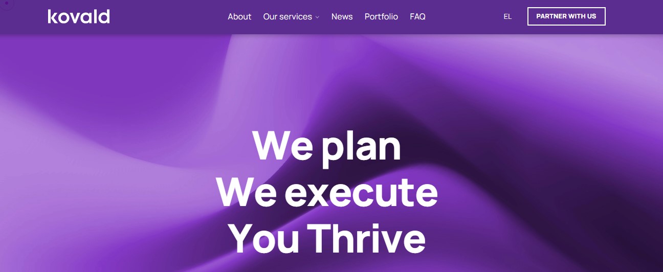 Kovald homepage