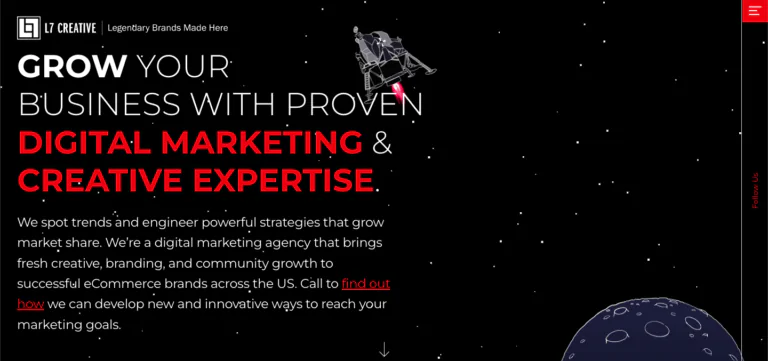L7 Creative homepage