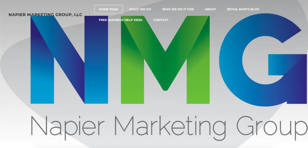 Napier Marketing Group homepage