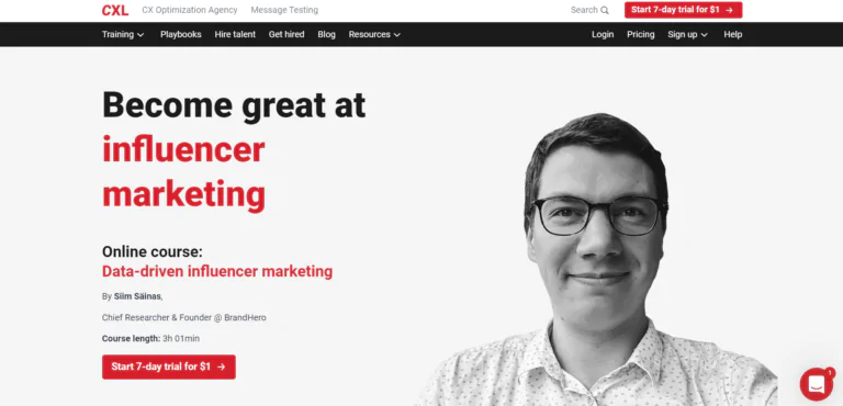 Siim Säinas Influencer Marketing course 