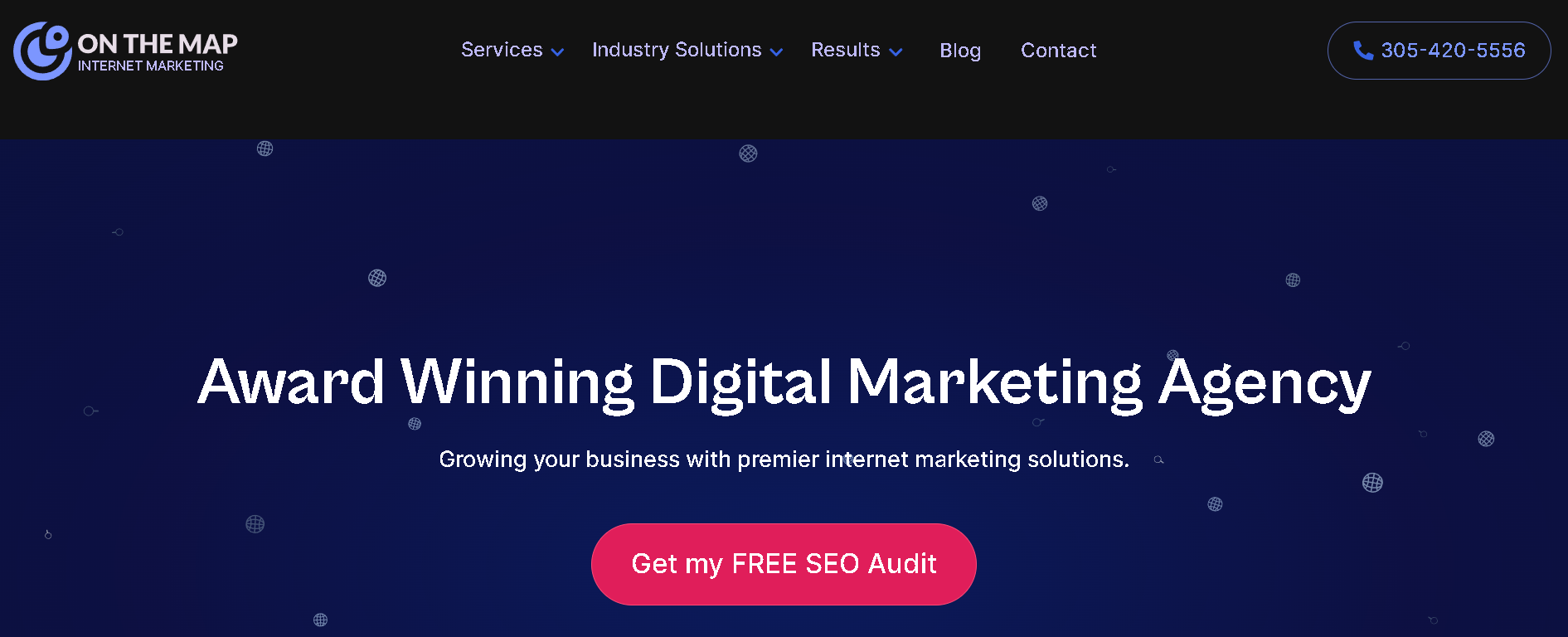 On The Map Marketing Homepage