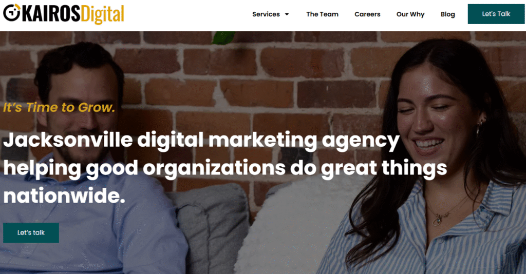 Kairos Digital homepage