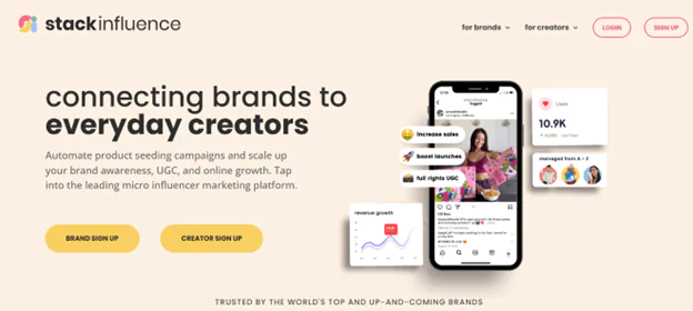 Stack Influence Micro-Influencer Marketplaces