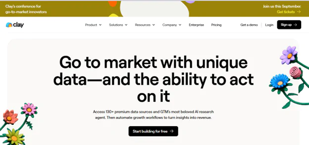 Clay_Best AI Sales Tools for Sales