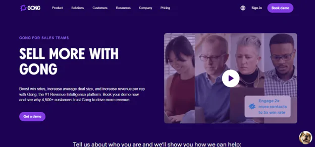 Gong.io_Best AI Sales Tools for Sales