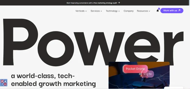 Power Digital homepage