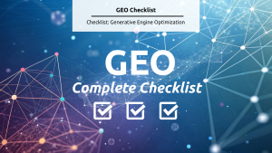 Stock feature image from Canva - GEO Checklist