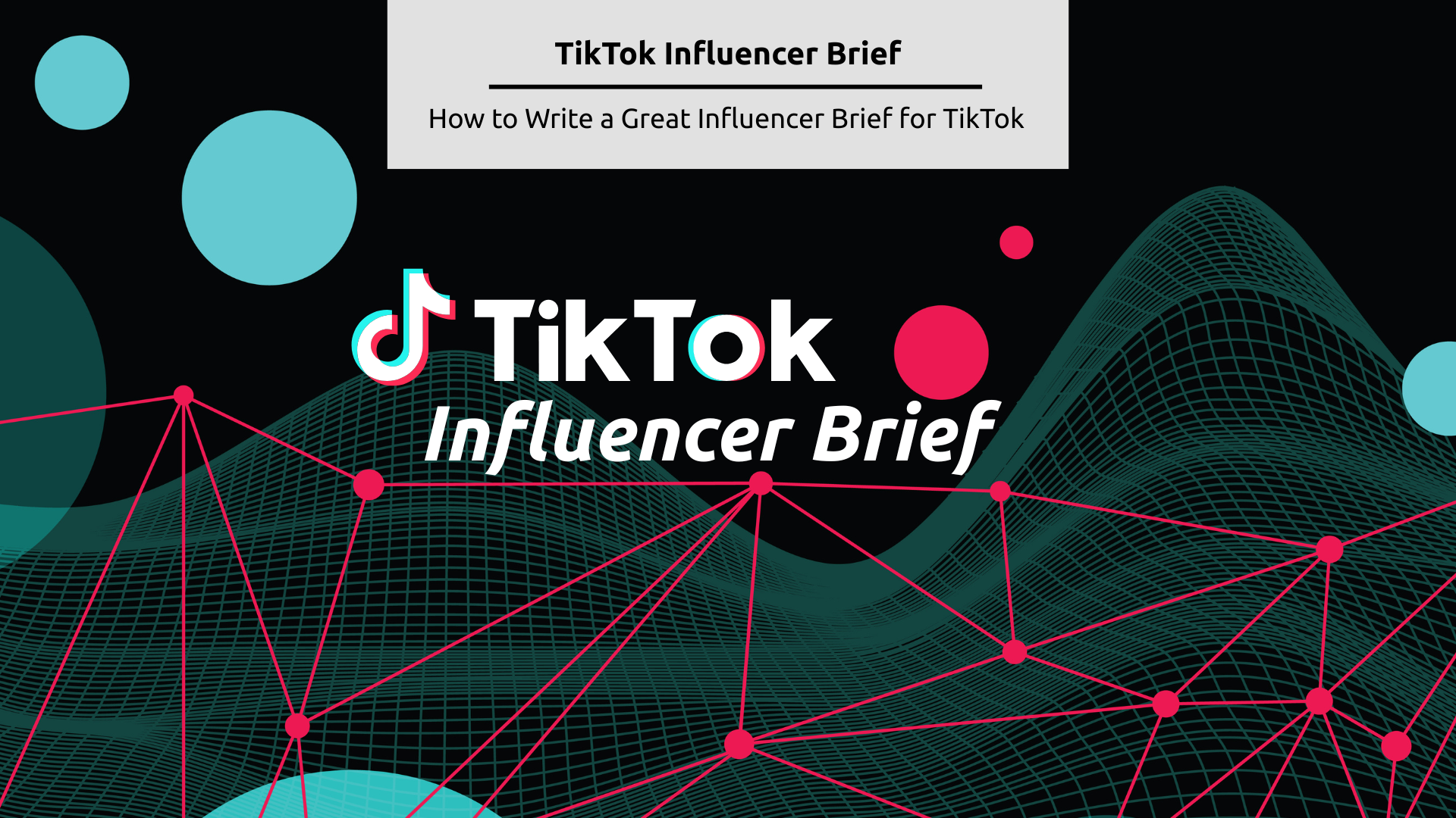 Stock Feature Image from Canva - TikTok Influencer Brief