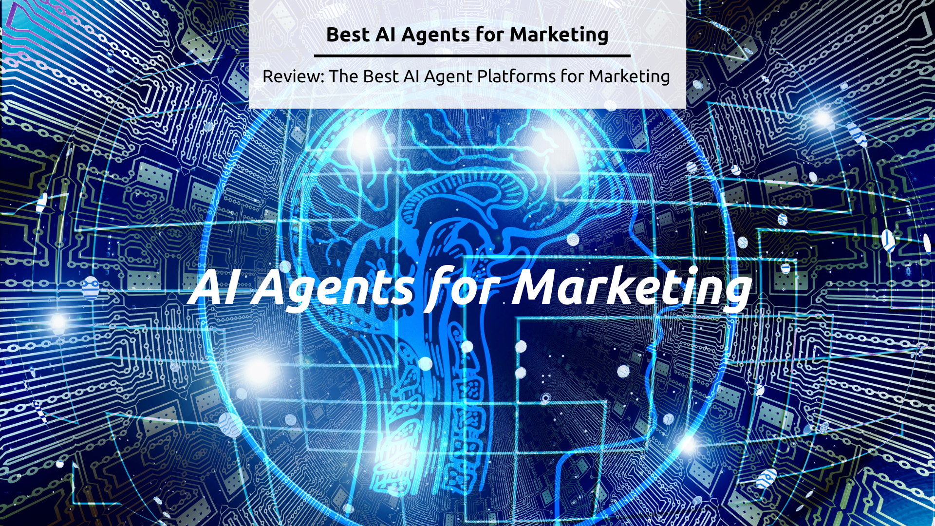 Stock feature image from Canva - AI Agents for Marketing
