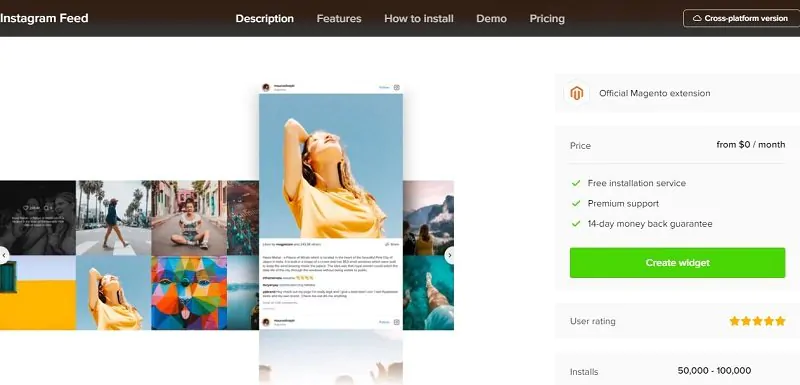 Instagram feed by Elfsight review