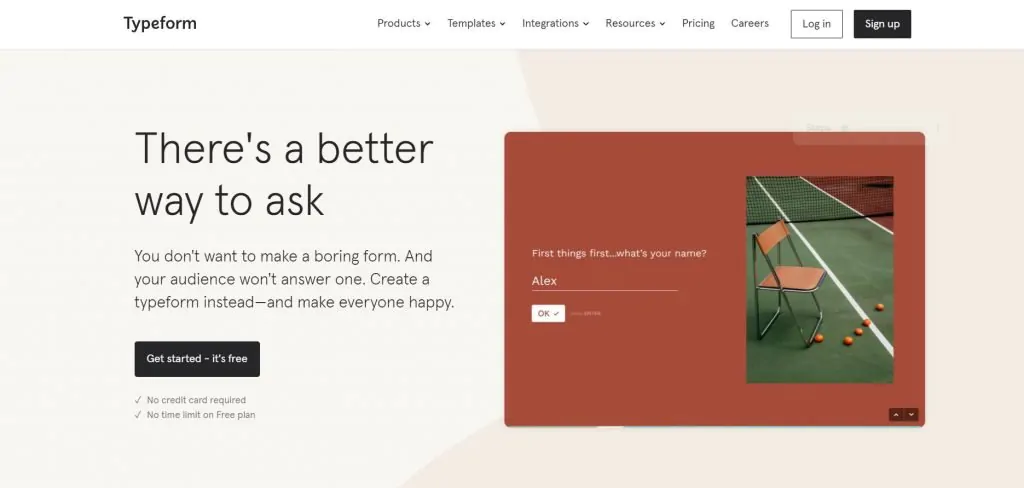 Lead generation software_Typeform
