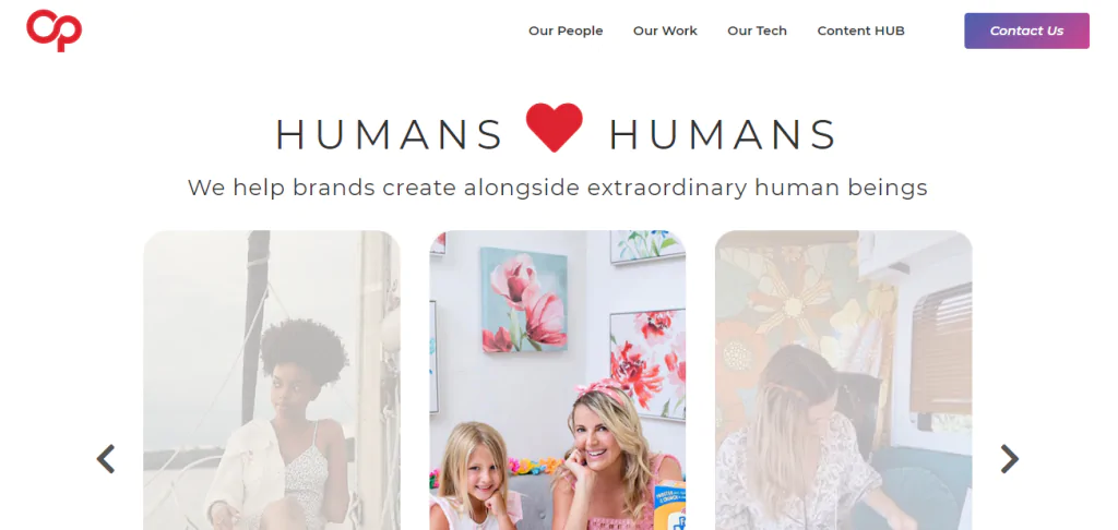 Screenshot of the Open Influence Influencer Marketing Research Tool Homepage 