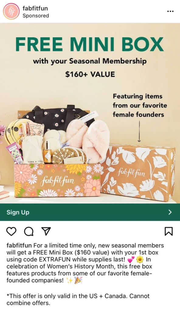 fabfitfun_ad copywritig
