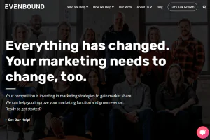 Evenbound Agency Homepage