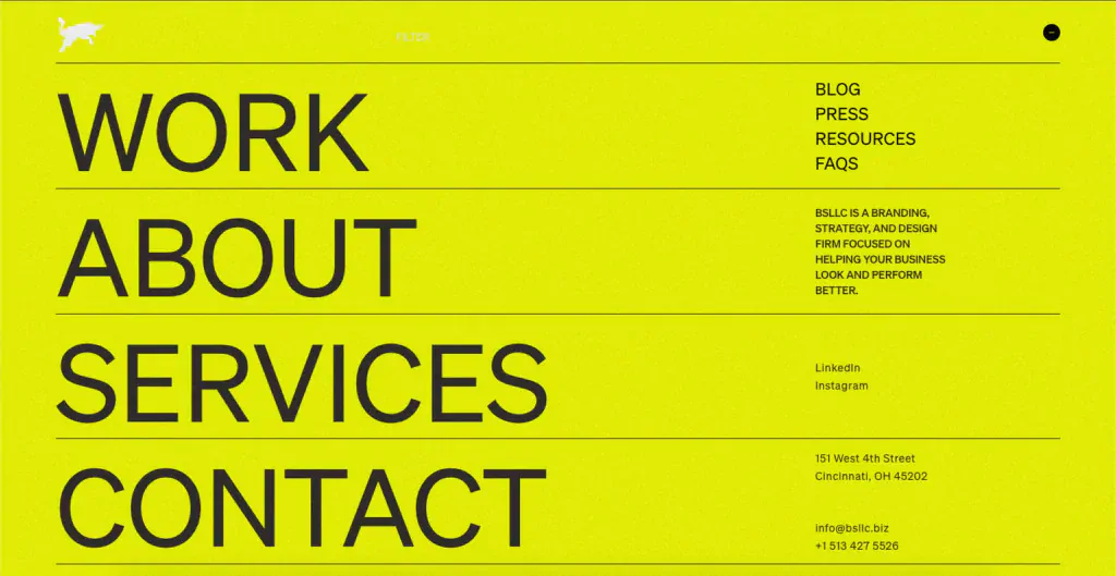 BS LLC homepage
