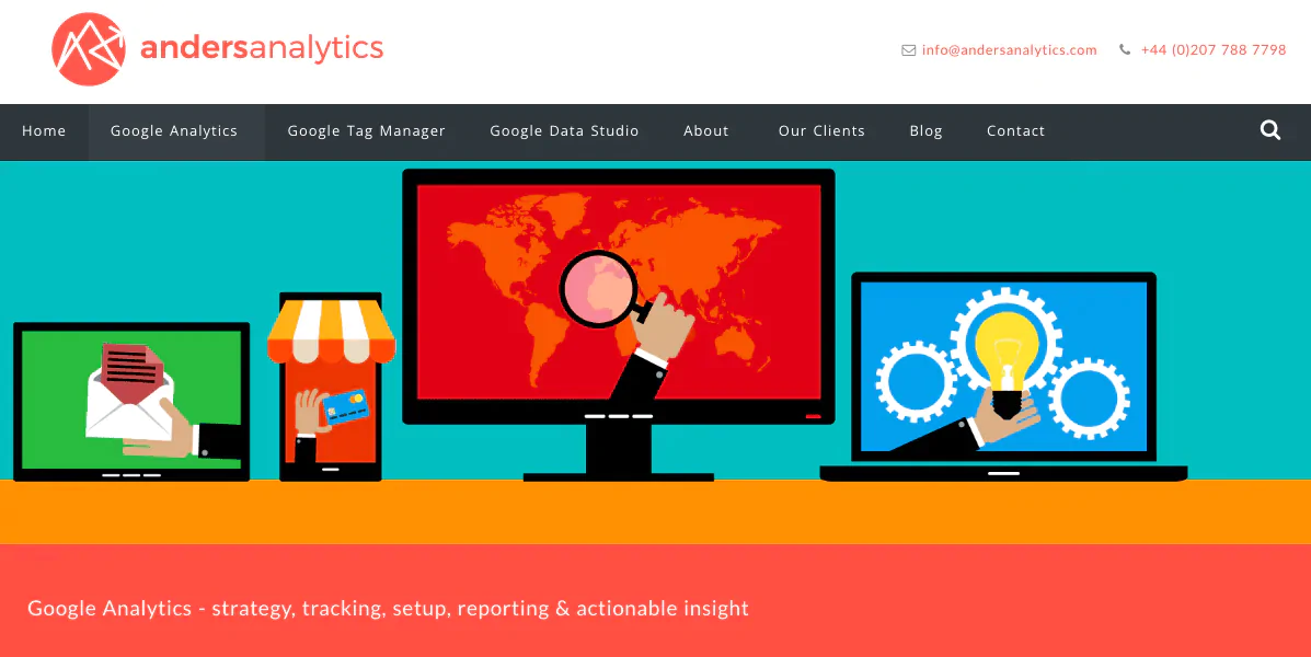 anders analytics homepage