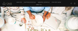 Cake Commerce Homepage