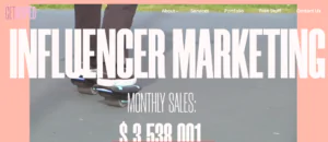 Get Hyped Beauty Marketing Agency Homepage